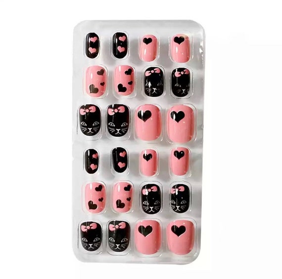 Kiss Impress Press-on Manicure Mini Fake Nails For Kids - French Pop -  3pk/90ct : Target