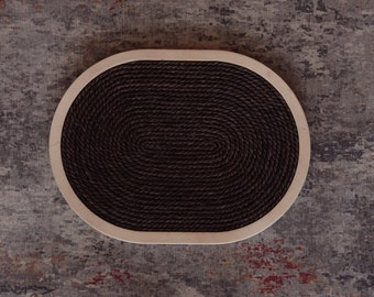 Handmade cat scratcher. Pet furniture, Sisal Rope, Cat Scratching Pads, cat scratching mat, cat lover present | made in Ukraine