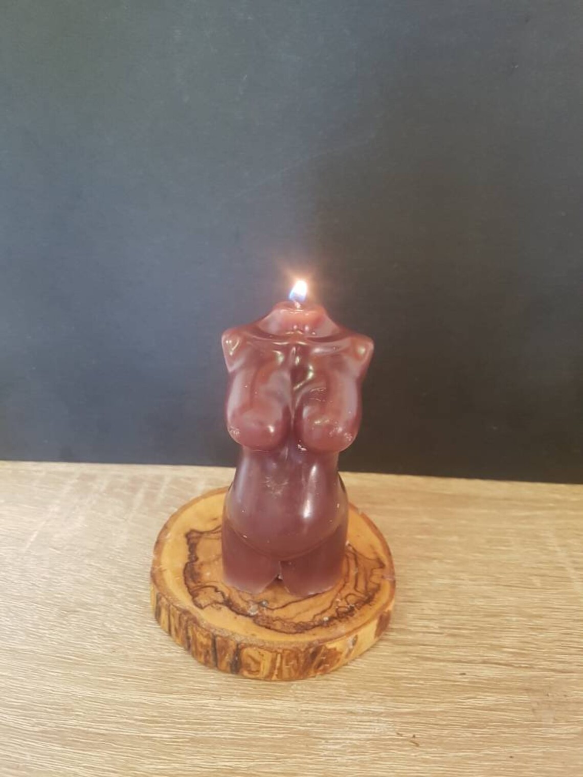 Pregnant woman candle available in any color Etsy