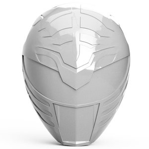MMPR White Ranger Helmet 3D Printer File