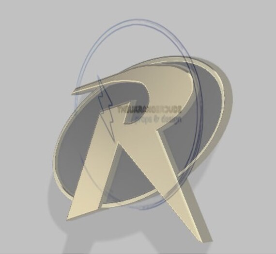Robbin Logo Badge Stl File 3d Printed Ready Etsy