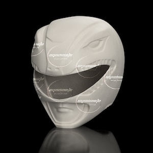 Modèle numérique 3D du casque RRed Ranger MMPR prêt à être téléchargé