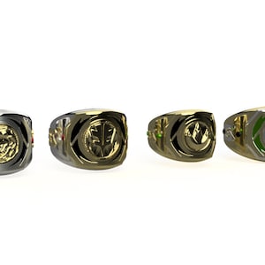 3D FileFan gemaakte MMPR-ringenset (STL-BESTAND)