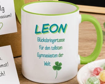 Gepersonaliseerde mok als cadeau voor de start van de middelbare school, basisschool of andere school | Cadeau voor de start van het schooljaar