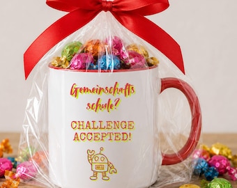 Cooles Geschenk zum Start in die Gemeinschaftsschule | Motivations-Tasse Schulanfangsgeschenk | Geschenk zur 5. Klasse Gemeinschaftsschule
