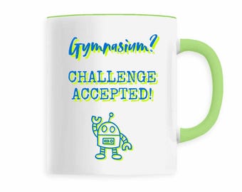Lustige Tasse zum Start ins Gymnasium als Geschenk zum Schulanfang für Gymnasiasten oder als Geschenk für LehrerInnen