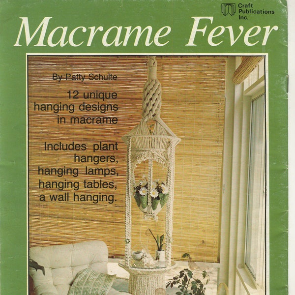 MACRAME FEVER - Vintage Magazine Digital download - PDF Format