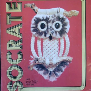 Macrame Owl Socrates image 1