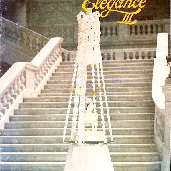 1976 Macrame Elegance by La Creation - 20 Designs / Instructions