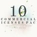 see more listings in the COMMERCIAL LICENSE section