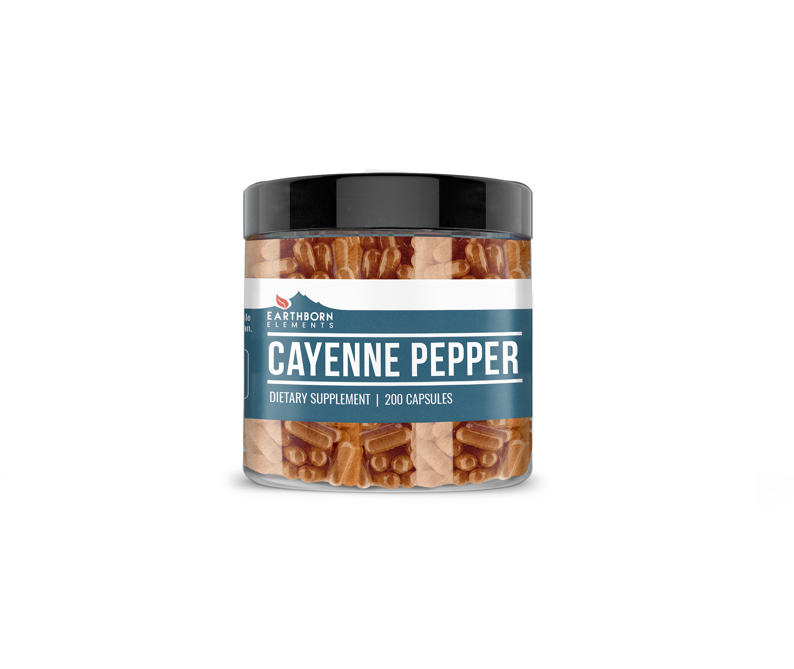 Cayenne Pepper 200 Capsules 400 mg/Serving Etsy