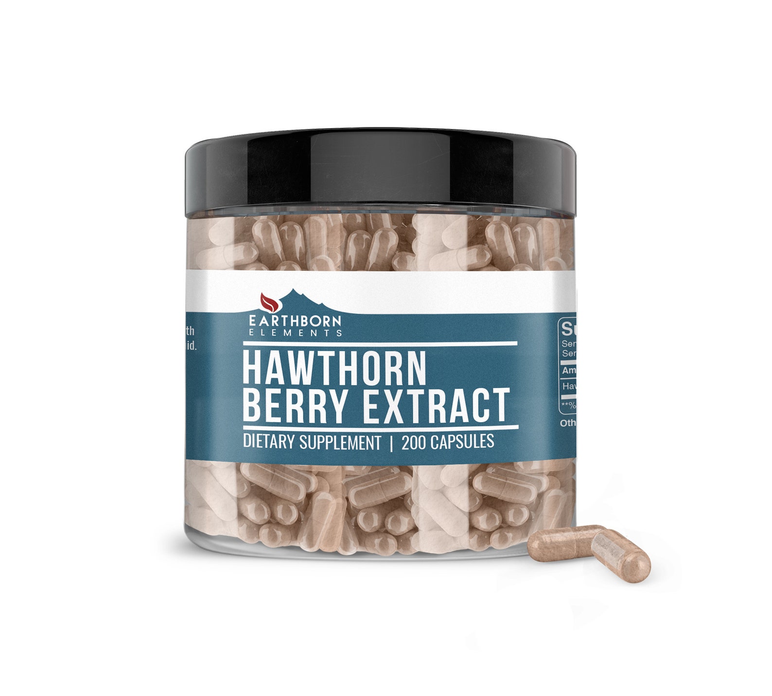 Hawthorn Berry Extract 200 Capsules 1275 mg/Serving Etsy