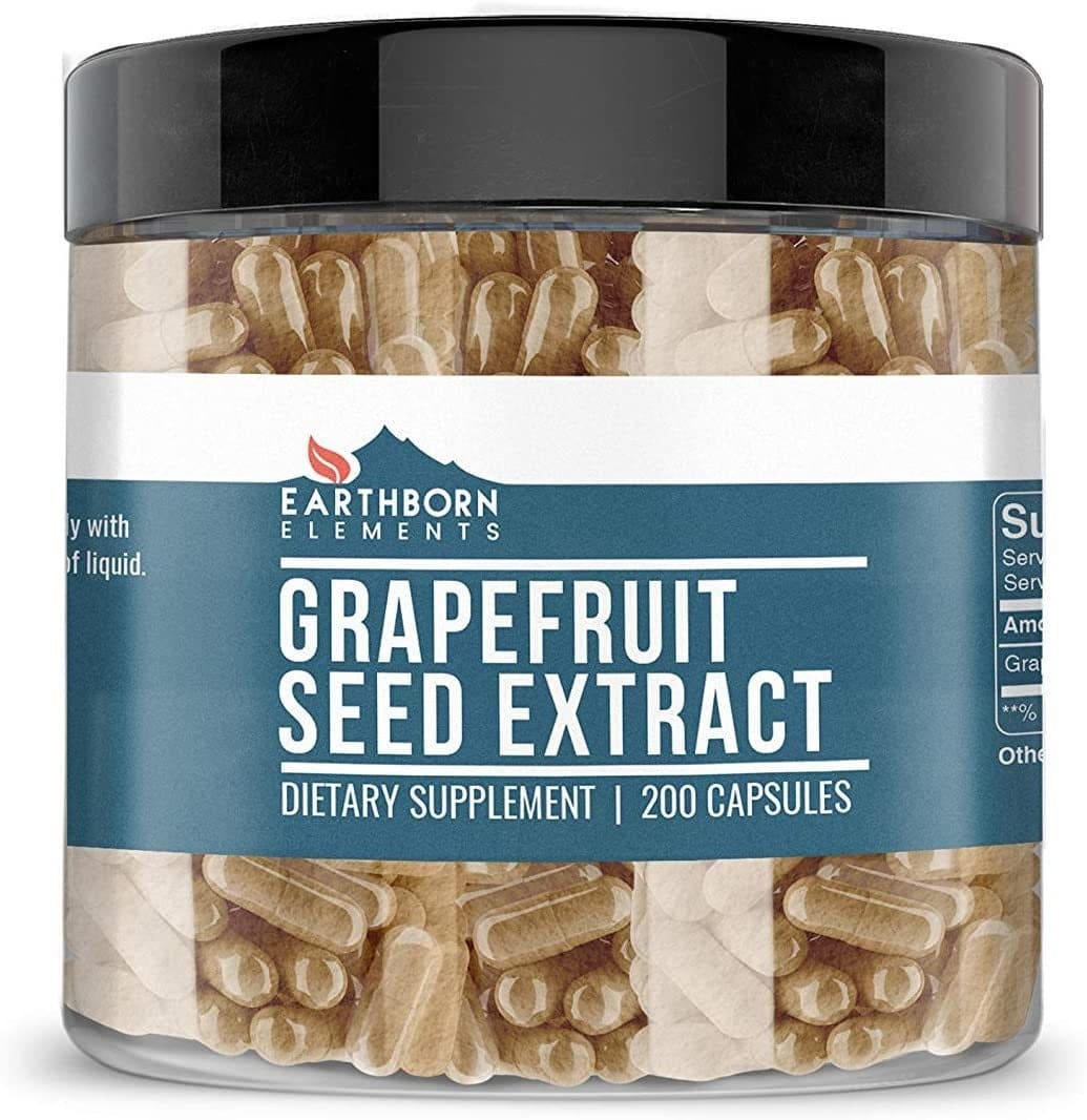 Grapefruit Seed Extract 200 Capsules 600 mg Serving Etsy