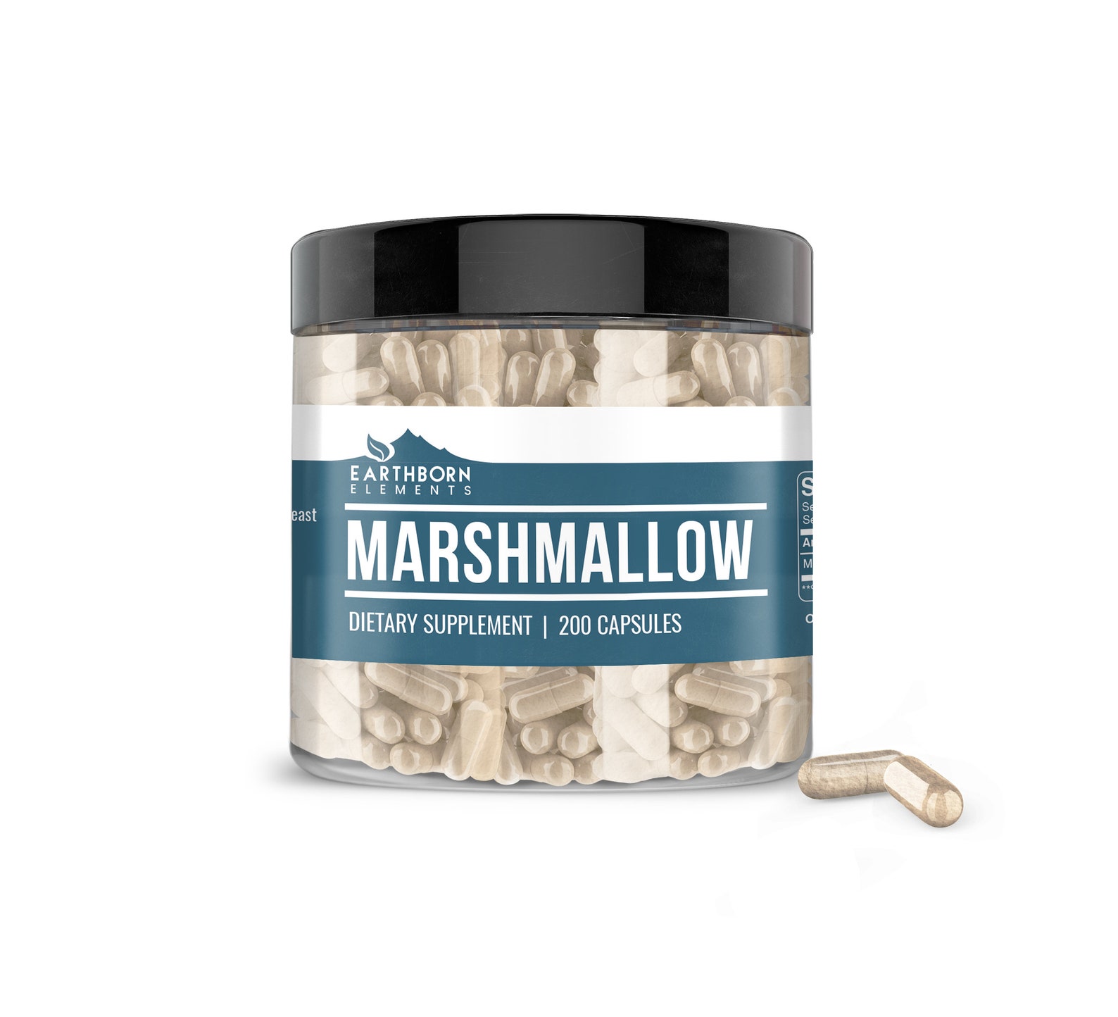 Marshmallow Root 51 Extract 200 Capsules 950mg/Serving Etsy