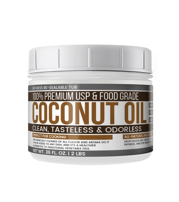Coconut Oil 2 lb Tub Etsy
