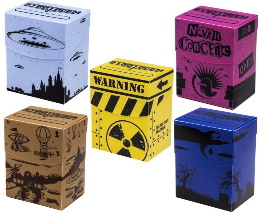Trading Card Game Deck Boxes Illustrated CCG & LCG 5pack Etsy