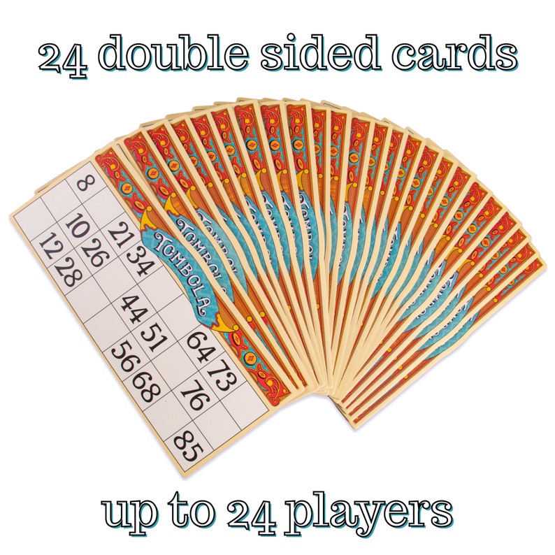 Tombola Bingo Board Game the Italian Game of Chance for Etsy