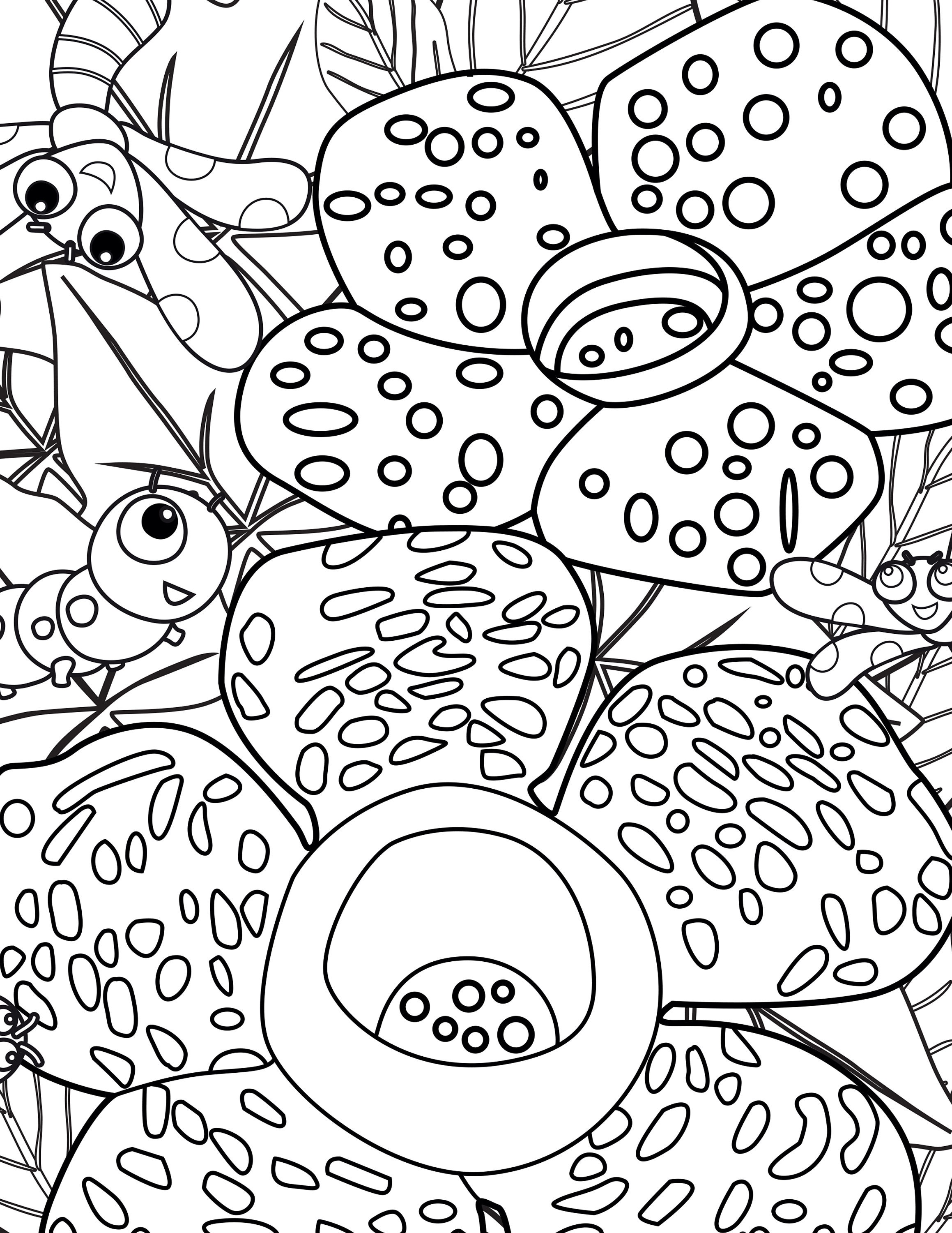 Flower Coloring Corpse Flower Rafflesia Arnoldii Coloring | Etsy