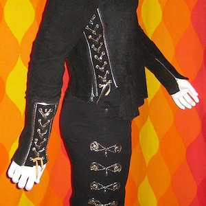 Early 1960&#39;s Men&#39;s Custom Western 2 Pc. Stage Suit, Cowboy, Country, Pants, Suede Shirt, Equesterian Parade, Nudie Elvis Johnny Cash Era