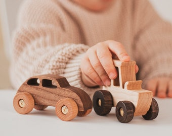 Collection of Cars With Names, Wooden Toys For Toddlers, Eco Friendly Toys, Personalized Gifts For Kids, Custom Montessori Toys For Boys