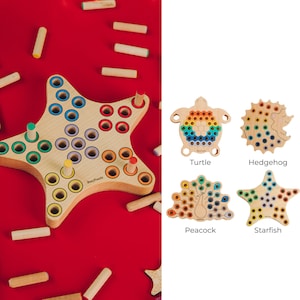 ONLY 3+ YEARS OLD, Montessori toys for kids, Wooden sensory toys, Fine motor skills, Child gifts, Eco-friendly toy, 3 Year old Birthday gift
