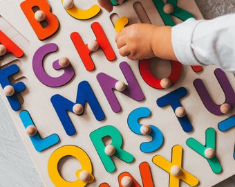 Rainbow ABC Puzzle - PreSchool Toys - Christmas Gifts For Kids