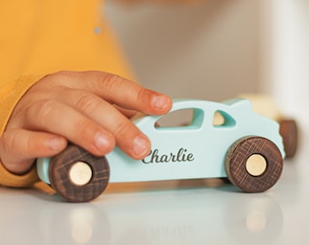 Baby Boy Gift, Sensory Toddler Toys Car, Personalized Gifts For Kids, Wooden Toys, Gift For Nephew, Custom Birthday Present, First Easter