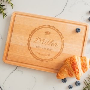 Cutting Board Mothers Day Gift Housewarming Gift Housewarming Gift Anniversary Gift Best Mothers Day Gift Personalized Engraved Wedding Gift image 4
