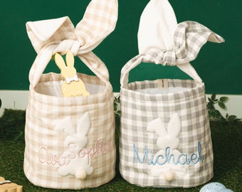 Personalized Embroidered Easter Baskets For Kids