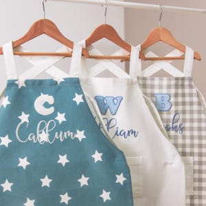 Cute Little Chef Apron. Aprons For Kids With Name Embroidery. Personalized Toddlers Apron. Custom Child Aprons. Kitchen Customized Apron.