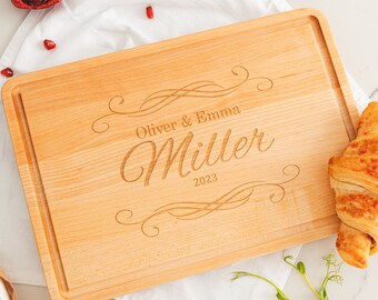 Wooden Cutting Board Custom Wedding Gift New Home Gift Housewarming Gift Best Mothers Day Gift Personalized Mothers Gift Bridal Shower Gift