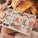 Name Puzzle - Busy Board for Baby Girl - Gift for Kids - 1st Birthday Girl - Christmas Gifts For Kids - Montessori Toys - Gift for Baby 