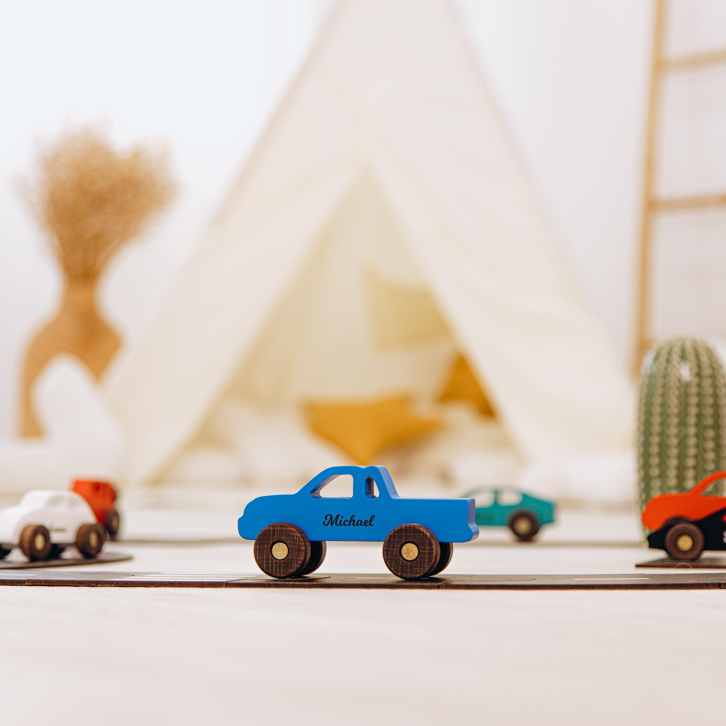 Personalized Toy Cars. Wooden Toys For Kids. Farm Truck With Name. Sensory Toddler Toys. Custom Birthday Baby Gifts. Christmas Gift for Kids