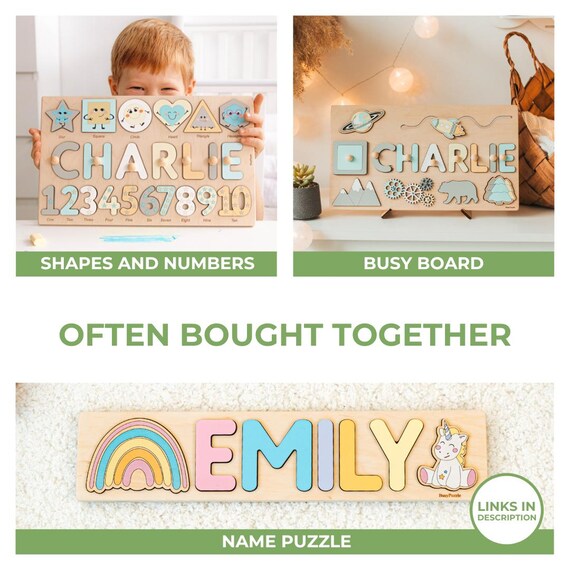 6pcs Montessori Holz Baby Rassel - Musik Holz Spielzeug, Montessori Sensorik Spielzeug, Geschenk Für Jungen Und Mädchen Ab 1 Jahr, Geburtstagsgeschenk Für Kinder Und Toddler
