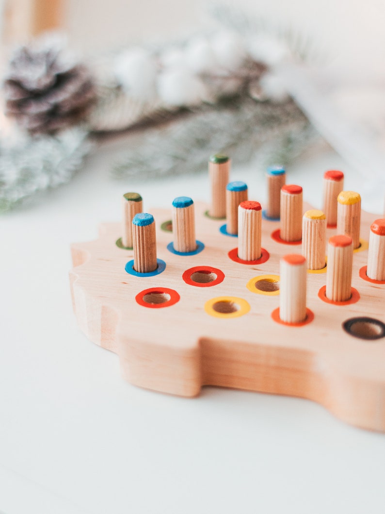 Wooden Toy Montessori Toys Sensory Toys Hedgehog Pegs Etsy Australia