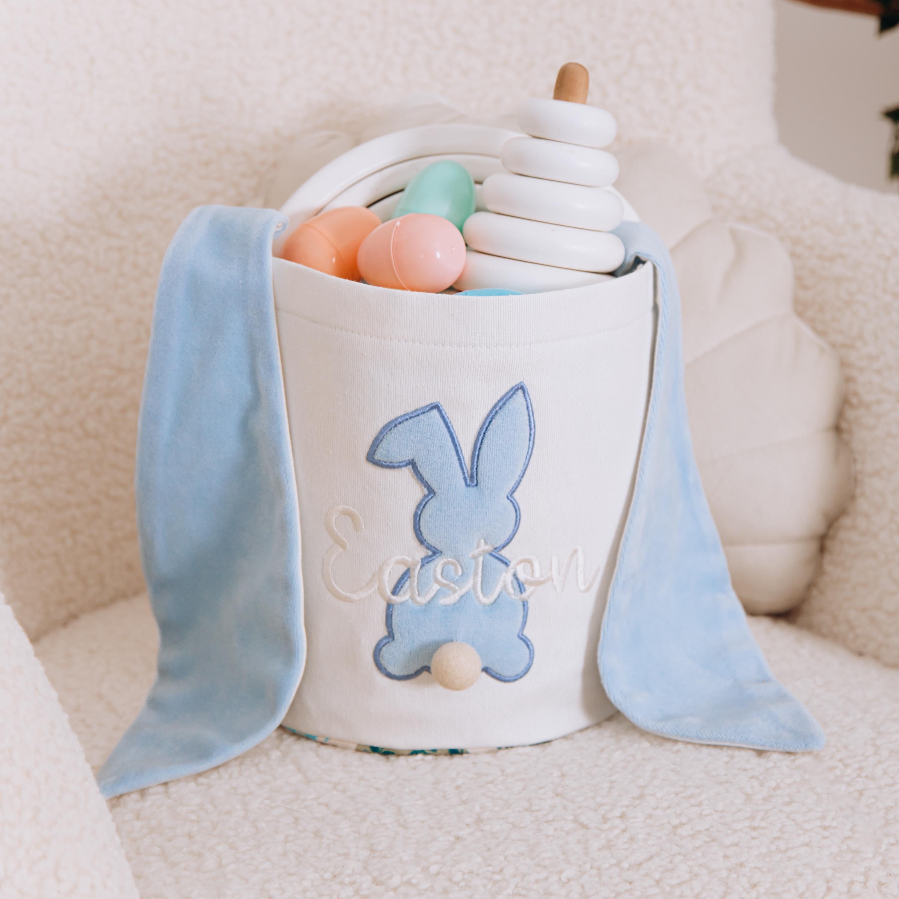 Easter Basket Custom Custom Easter Bunny Basket – The Crafty