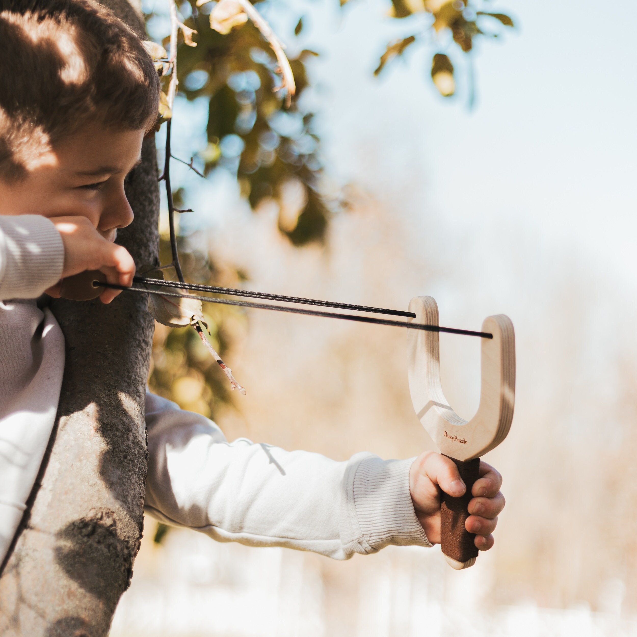 Fronde de Poche, Lance-Pierre Puissant pour Adultes & Enfants, Loisir &  Chasse 