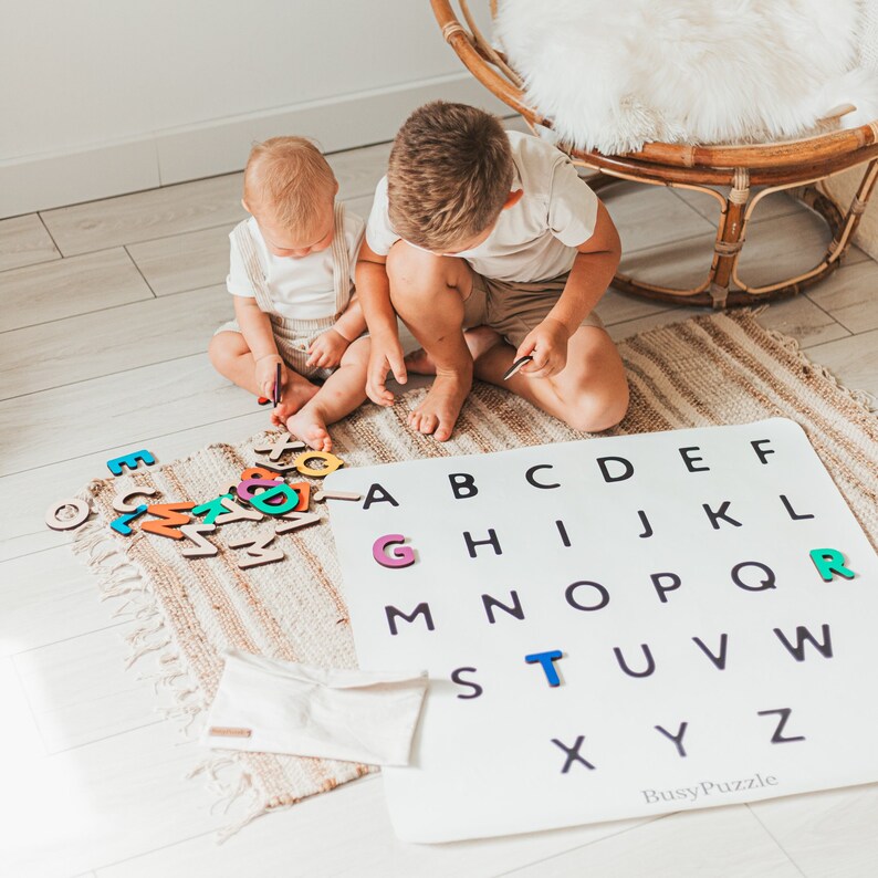 Alphabet Kids Mat Placemat ABC Letters English Alphabet for - Etsy