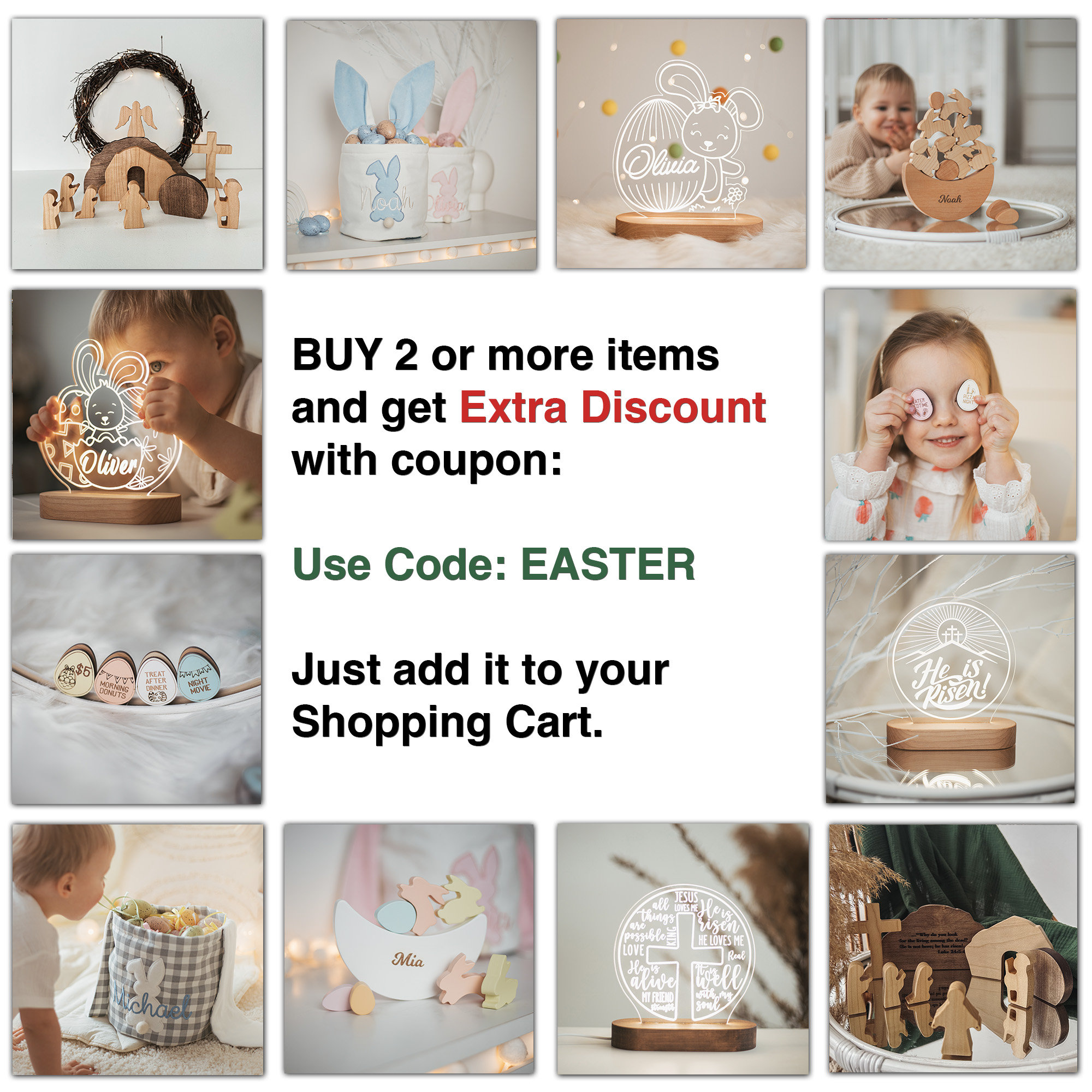 Easter Egg Tokens, Easter Hunt Game For Kids, Reward Tokens, Children Easter Outdoor Game, Easter Basket Tokens, Wooden Hunting Tokens