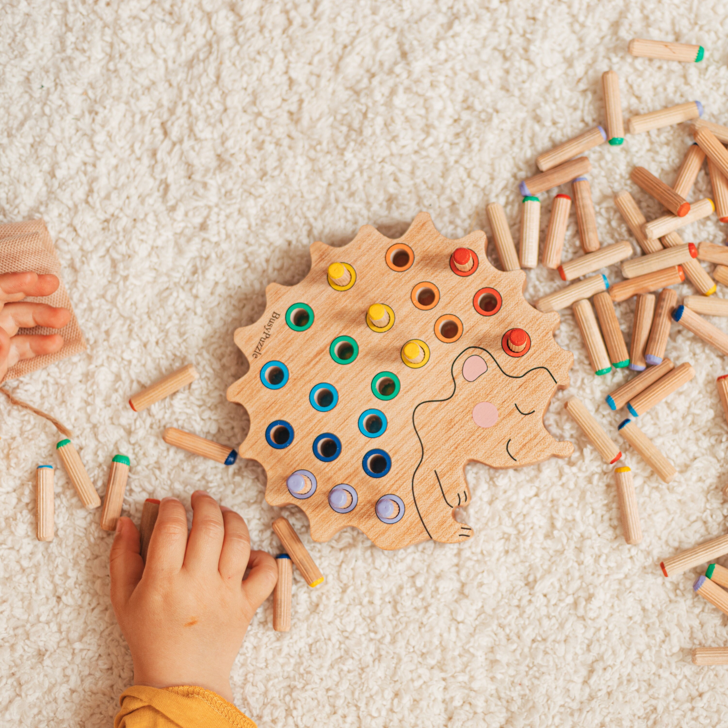 Natural Wood Puzzle Rack - Cre8tive Minds