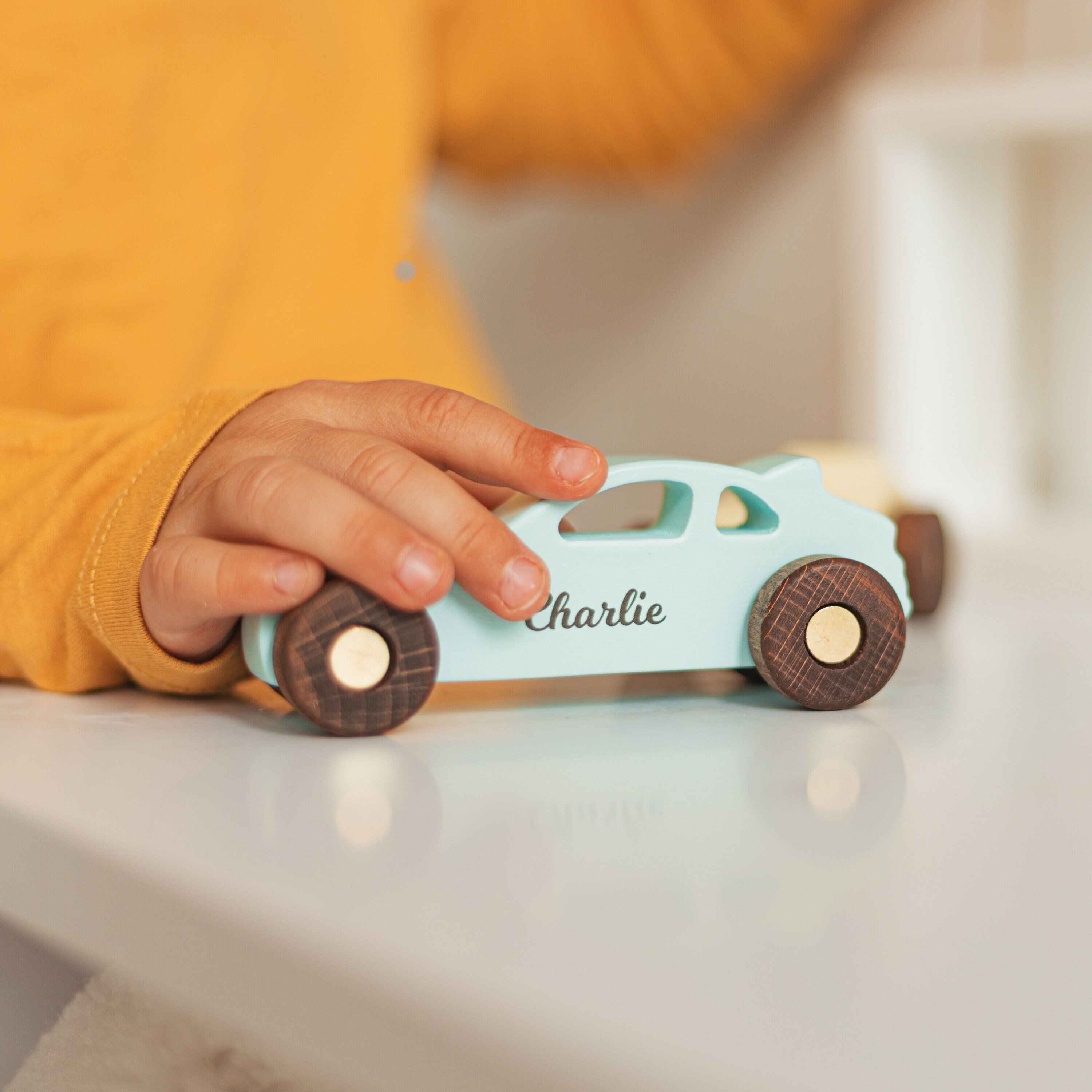 Baby Boy Gift, Sensory Toddler Toys Car, Personalized Gifts For Kids, Wooden Toys, Gift For Nephew, Custom Birthday Present, First Christmas