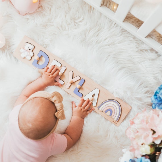 Regalos para niños Nombre Puzzle Bebé personalizado 1er -  España