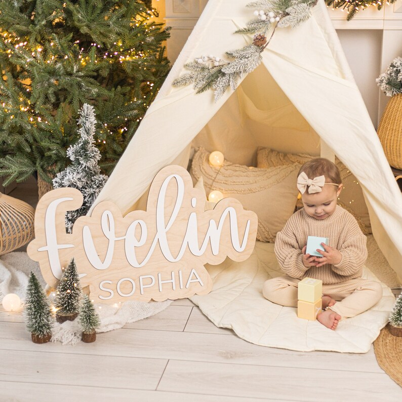 Baby Boy Name Sign Custom Nursery Name Sign Wooden Kids Room - Etsy