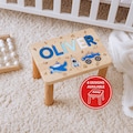 Name Puzzle Stool by BusyPuzzle | Gift for Kids product logo