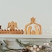 Wooden Advent Calendar | Nativity Scene | Baby First Christmas | Holiday Home Decor | Best Christmas Gifts | Christmas Ornaments 