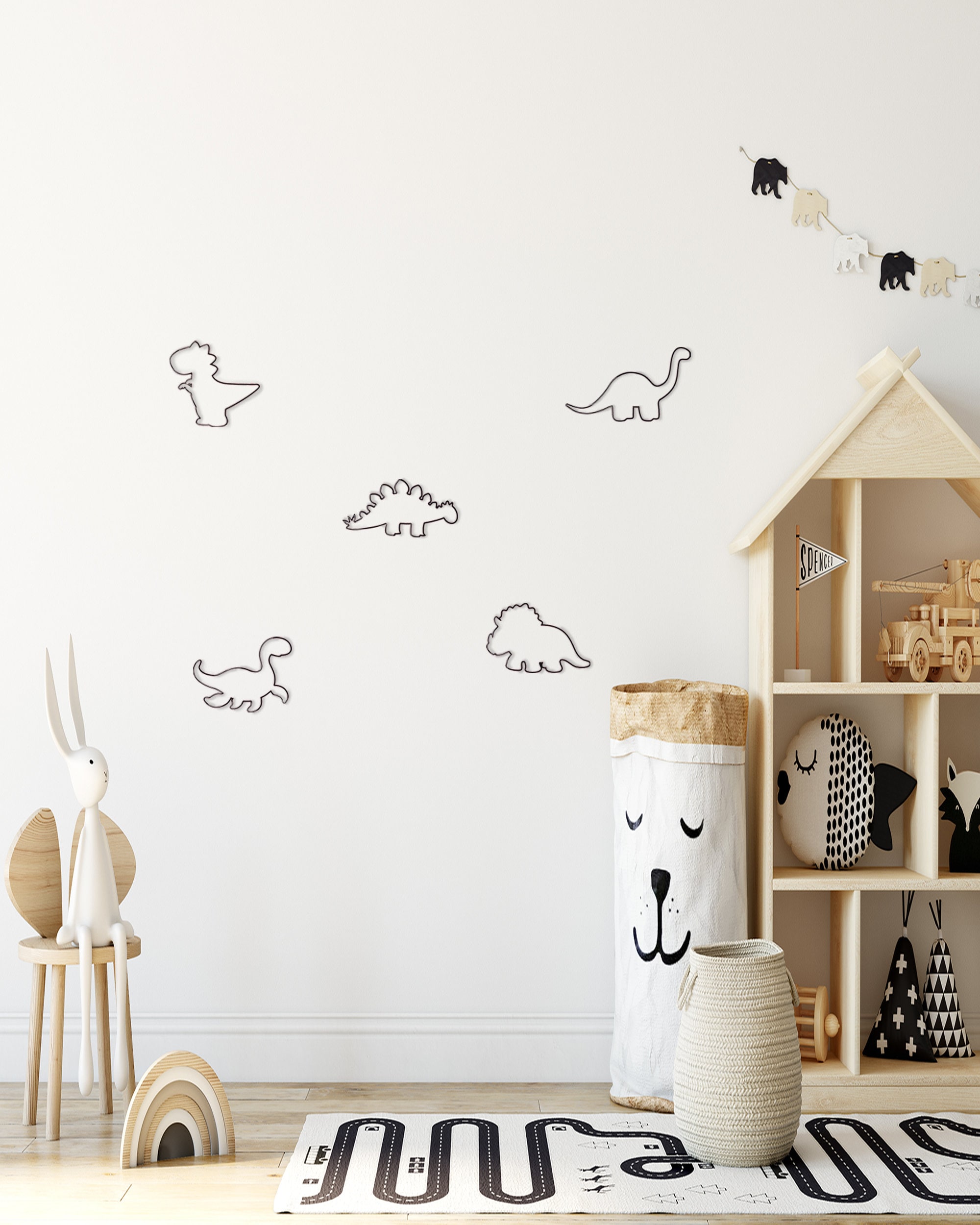 Dinosaur Wall Decor for Kids Room Birthday Gift for Boys Etsy