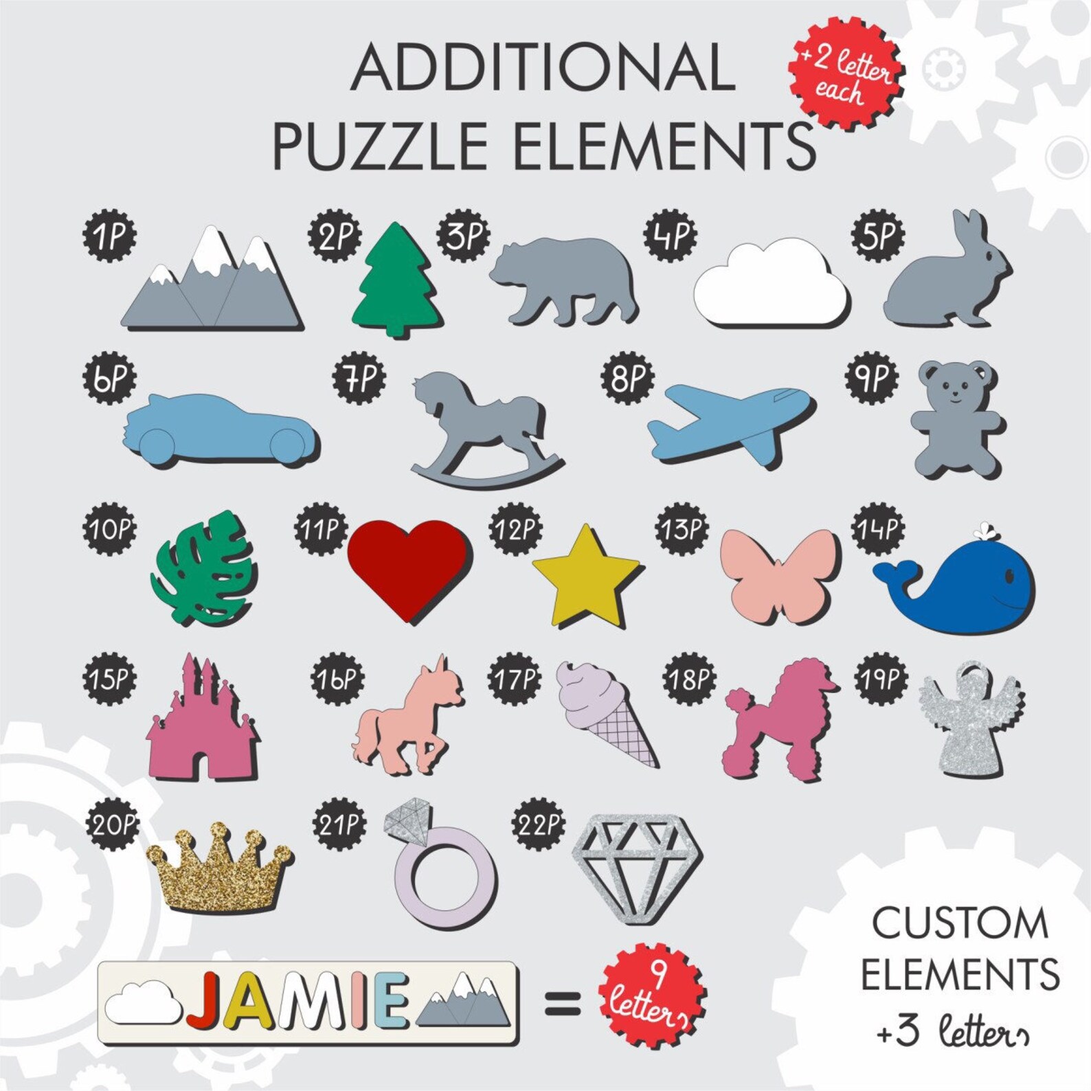 Baby Wood Toy Name Puzzle Birthday Gift Girl Wooden Etsy