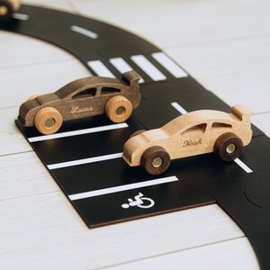 Collect Wooden Cars Set. 13 Designs Available. Toddler Toys. Personalized Gift For Kids. Sensory Baby Toys. Eco Frindly Toys. Birthday Gift. image 3