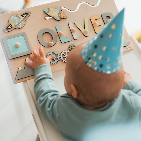 Tablero ocupado, regalo del primer cumpleaños del niño, nombre