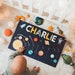 Solar System Busy Board, Moving Planets, Wooden Name Puzzle, Boy Gift, Montessori Toy 1 2 3 Years Old, Unique Gift For Kid, Baby And Toddler 